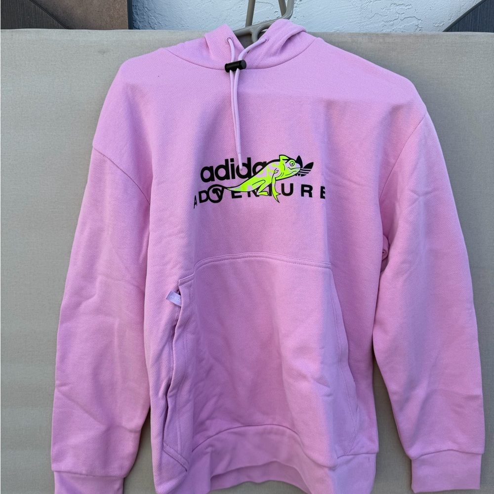 Adidas Light Pink Adventure Hoodie
